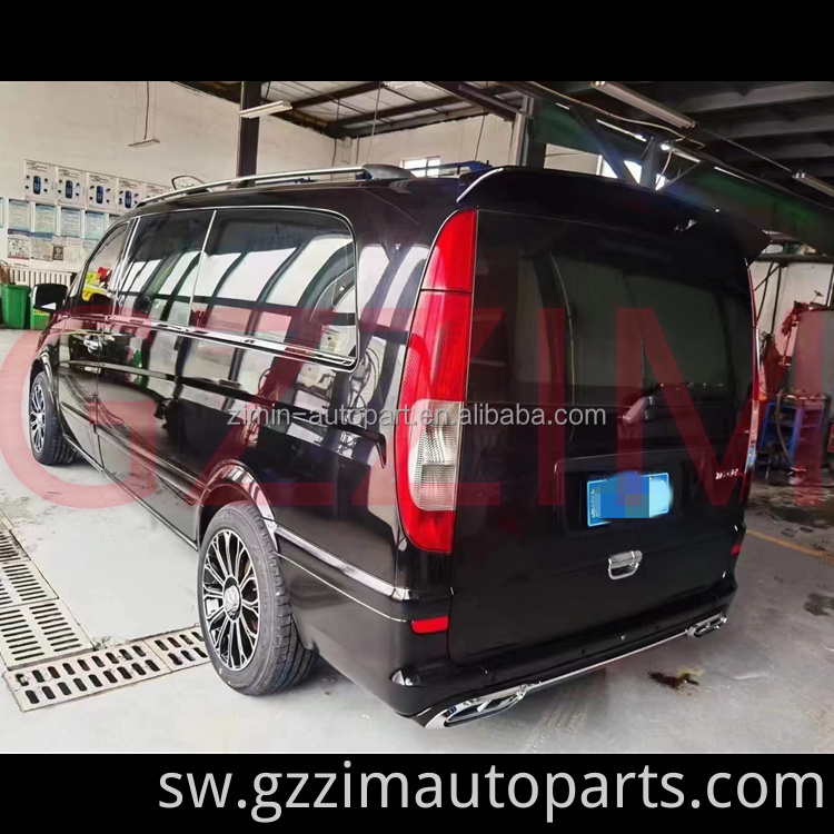Mbele na nyuma bumper grille bodykit kwa Viano 2006-2015 zamani kwa sehemu mpya za kuboresha kwa mtindo wa Mei-bach
